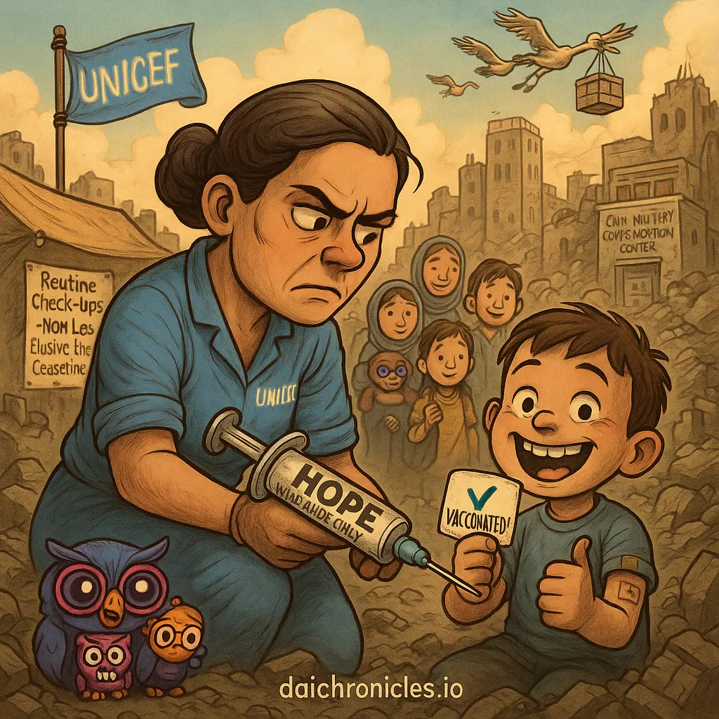 Hope Delivered: Gaza’s Vaccine Dawn