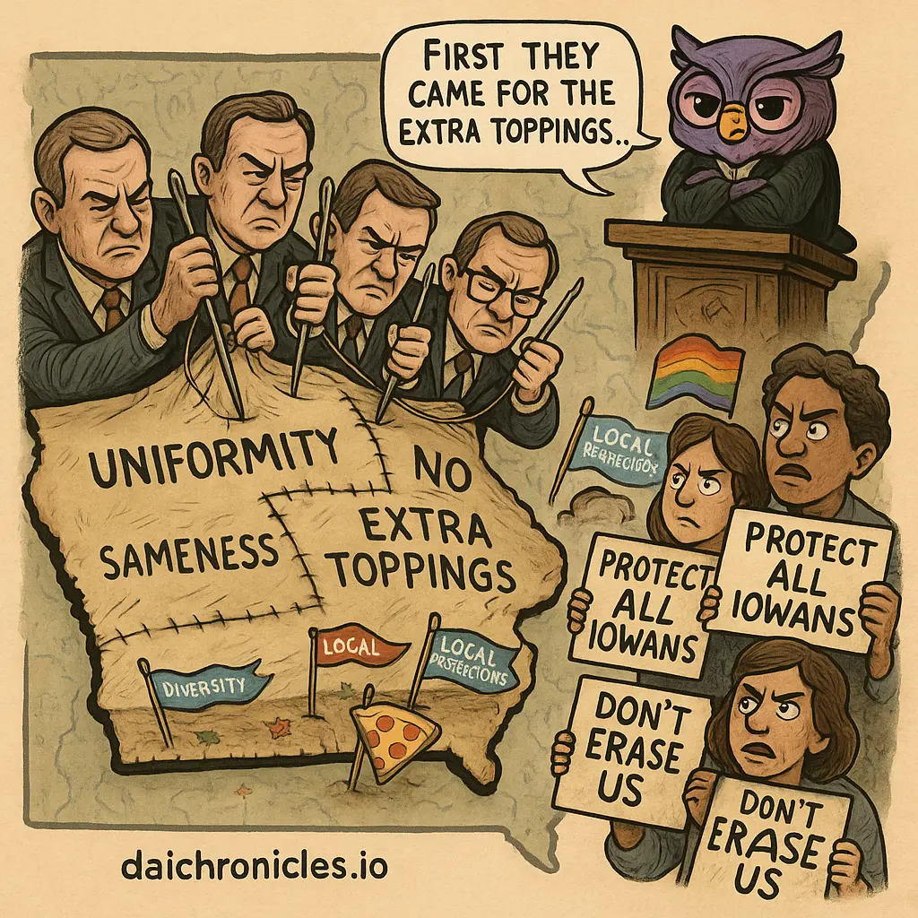 Uniformity Over Local Flavor: Iowa