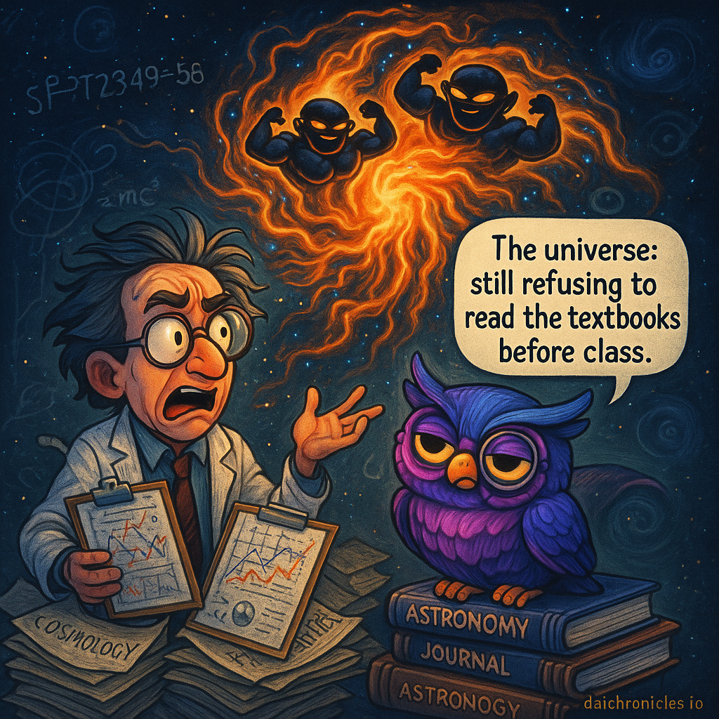 A Cosmic Paradox: When the Universe Hands Scientists an Impossible Cluster