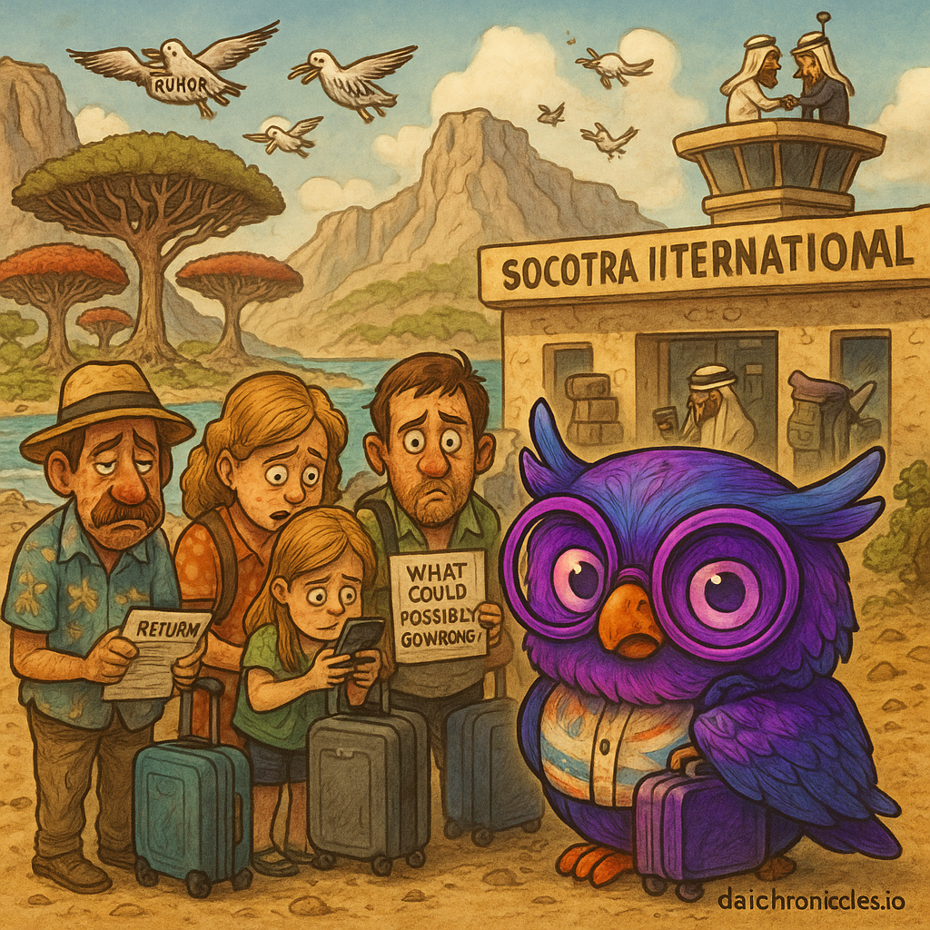 Sun, Sand, and Sudden Geopolitical Upheaval: Socotra’s Stranded Tourists